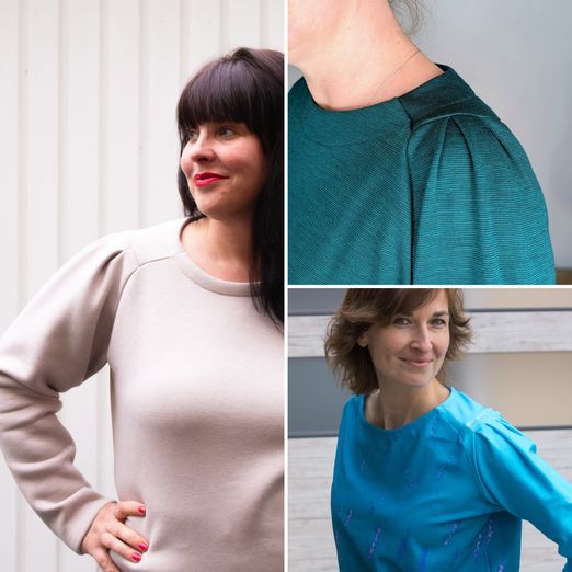 Falten-RaglanPullover - Erna - Schnittmuster eBook
