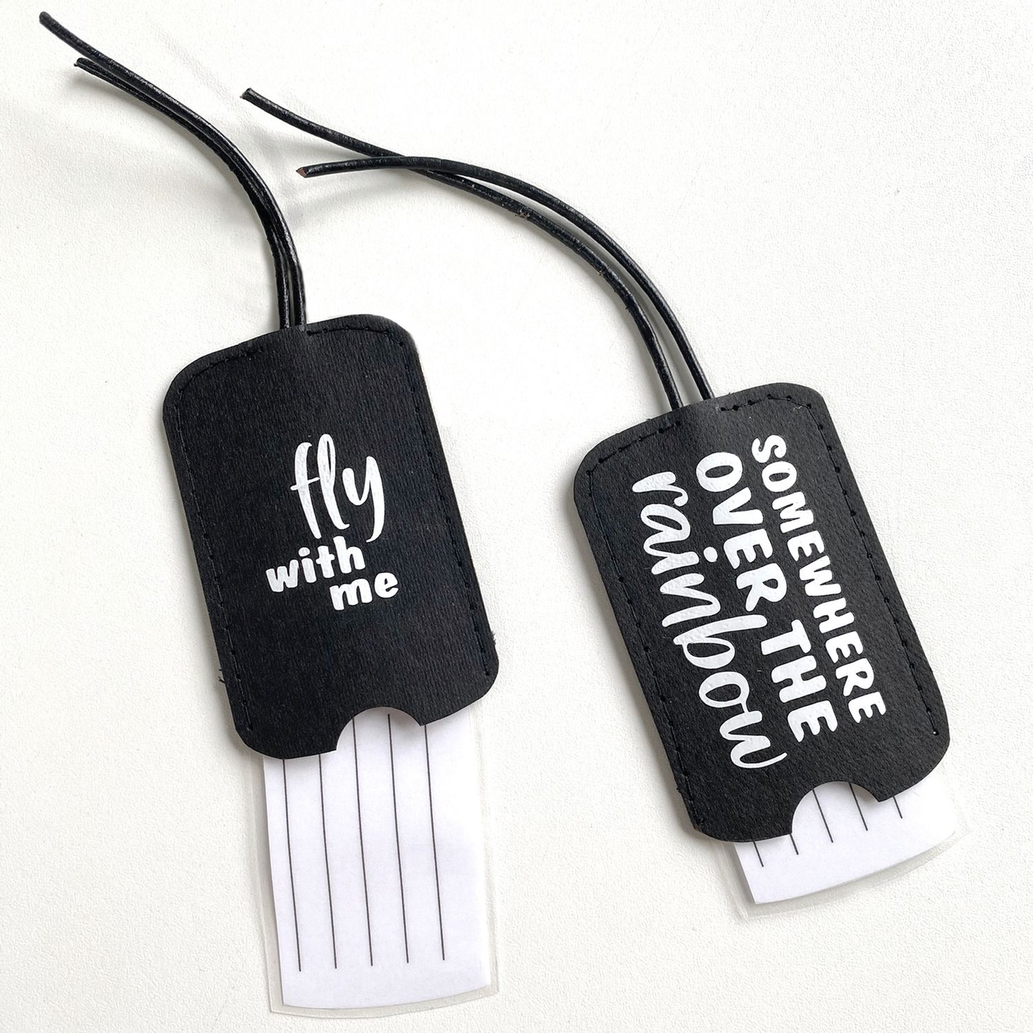 Plotterdatei - Bag Tags Gepäckanhänger - Schnittmuster eBook-6