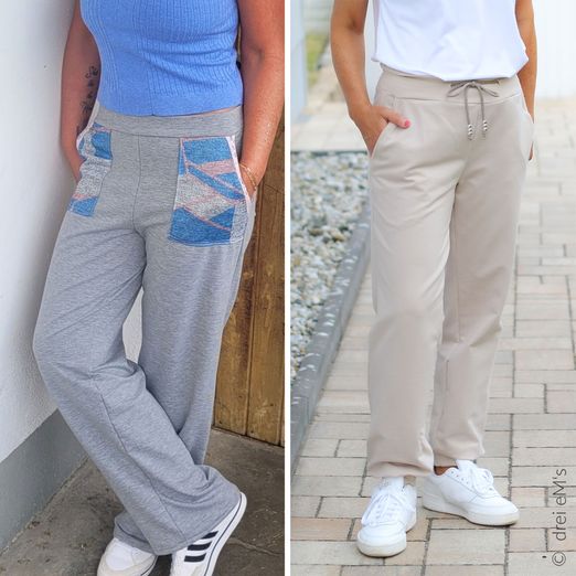 Bundle Jogginghose - ISERNIA + MOENA - Schnittmuster eBook