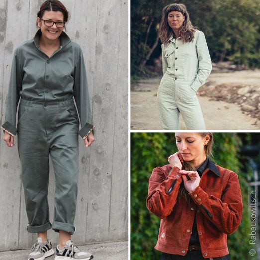 Boilersuit / Blouson - Krawalltante - Schnittmuster eBook
