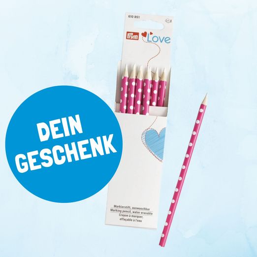 GRATIS PRYM Love auswaschbarer Markierstift (Mindestbestellwert 30 €)