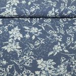 Jeans - Blumen Dunkelblau