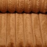 Schweres Kunstfell - Streifen Tabakbraun