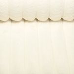 Schweres Kunstfell - Streifen Ecru