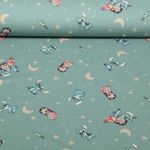 Jersey - Digitaldruck Lilo & Stitch Monde Dunkelmint