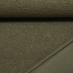 Teddyfleece - Boucle Doubleface Uni Dunkelgrün