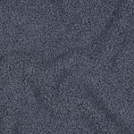 Teddyfleece - oboustranný boucle jednobarevný džínsově modrý