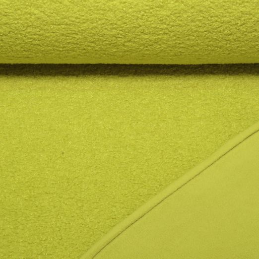 Teddyfleece - Boucle Doubleface Uni Lime