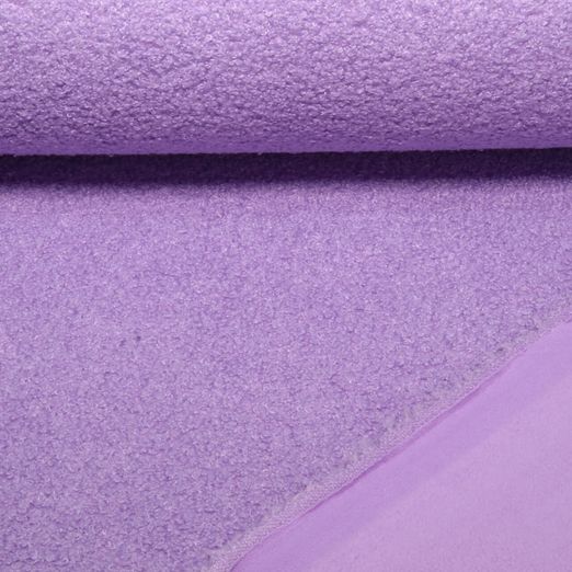 Teddyfleece - Doubleface Uni Lavendel