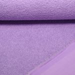 Polaire teddy - Double face bouclette Uni Lavande