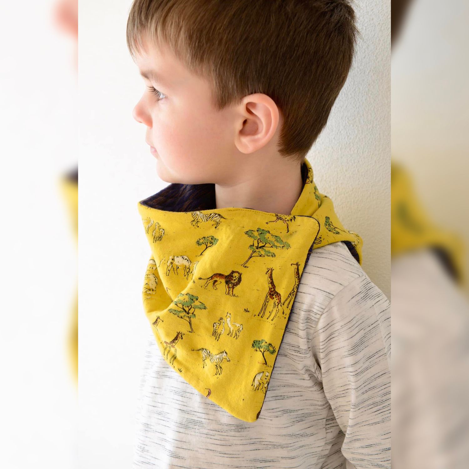 Halstuch, Schal & Loop - Wirbelwind - Schnittmuster eBook-5 Halstuch, Schal & Loop - Wirbelwind - Schnittmuster eBook-5