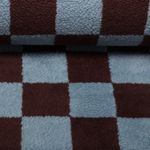 Polaire teddy - Carreaux Bordeaux Bleu