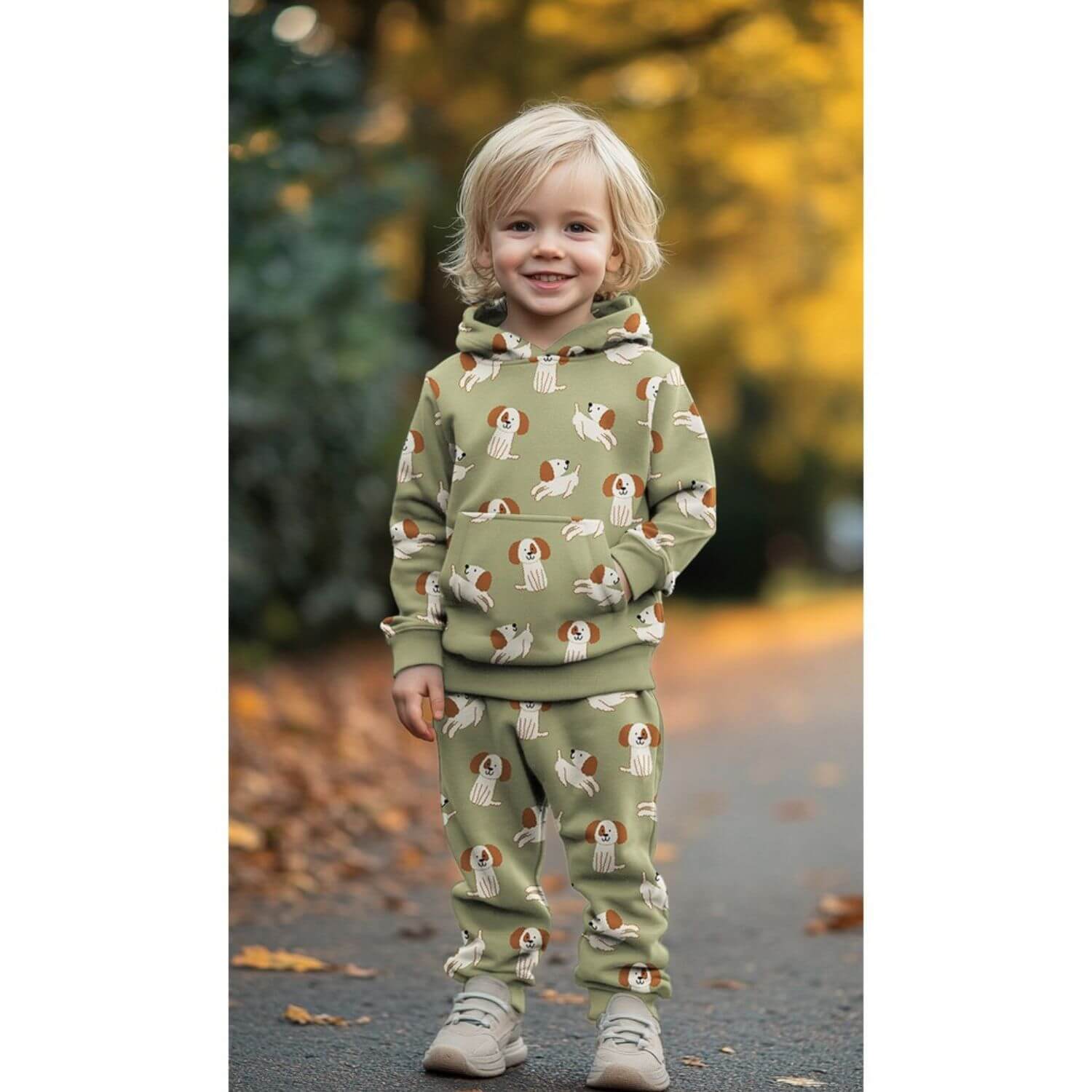 Softsweat - Lustige Hunde Grün Angeraut-1 Softsweat - Lustige Hunde Grün Angeraut-1