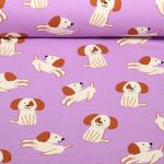 Softsweat - Lustige Hunde Flieder Angeraut