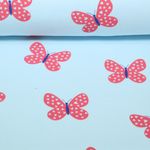 Jogging - Schmetterlinge Hellblau Angeraut