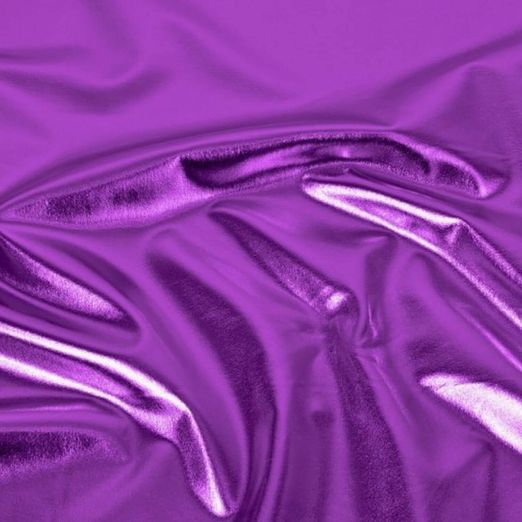 Faschingsstoff - Folienjersey Lamé Uni Violett Faschingsstoff - Folienjersey Lamé Uni Violett