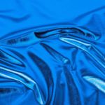 Faschingsstoff - Folienjersey Lamé Uni Kobalt Faschingsstoff - Folienjersey Lamé Uni Kobalt