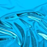 Faschingsstoff - Folienjersey Lamé Uni Türkis Faschingsstoff - Folienjersey Lamé Uni Türkis