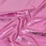 Faschingsstoff - Folienjersey Lamé Uni Rosa Faschingsstoff - Folienjersey Lamé Uni Rosa
