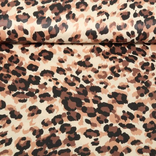 Beschichtete Baumwolle - Leo Beige