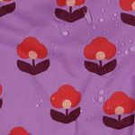 Coton enduit – fleurs violettes