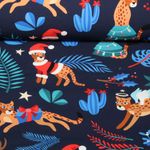 Ekologisk Canvas - HHL Digitaltryck Wild XMAS 2025 Leo Navy