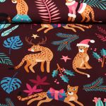 Ekologisk Canvas - HHL Digitaltryck Wild XMAS 2025 Leo Bordeaux