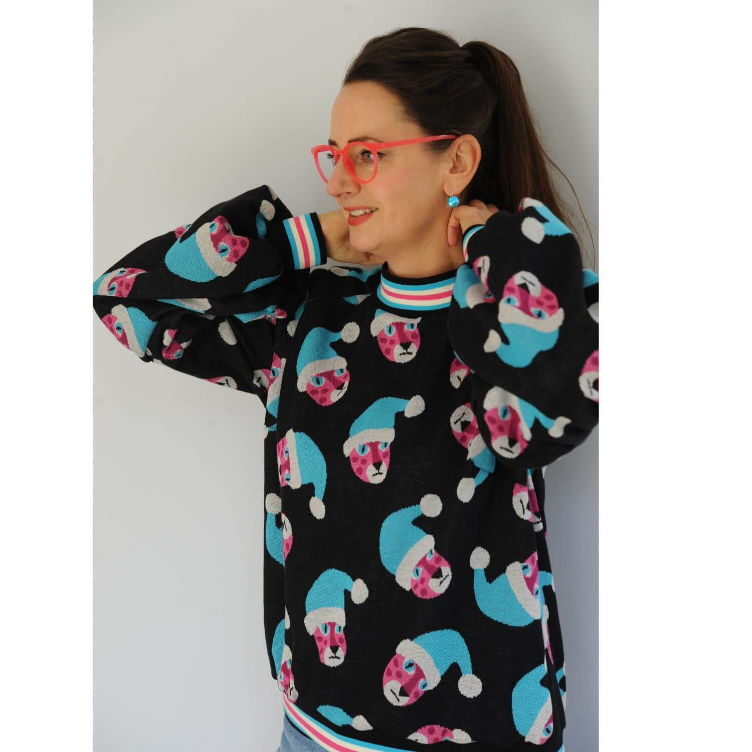 Bio Jacquard Jersey - HHL Wild XMAS 2025 Wild Santa Schwarz-1 Bio Jacquard Jersey - HHL Wild XMAS 2025 Wild Santa Schwarz-1