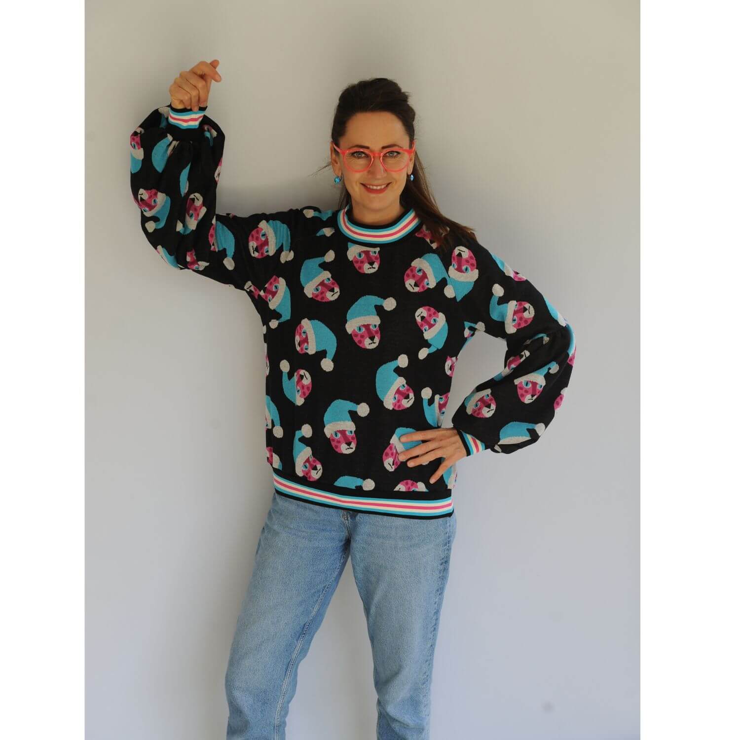 Bio Jacquard Jersey - HHL Wild XMAS 2025 Wild Santa Schwarz-2 Bio Jacquard Jersey - HHL Wild XMAS 2025 Wild Santa Schwarz-2