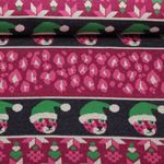 Jersey jacquard bio - Hamburger Liebe XMAS 2025 Nordic Léopard Myrtille