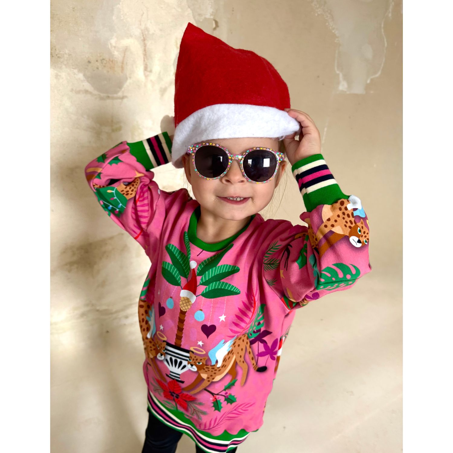 Bio Sommersweat Panel - HHL Wild XMAS 2025 Leo Pink-3 Bio Sommersweat Panel - HHL Wild XMAS 2025 Leo Pink-3