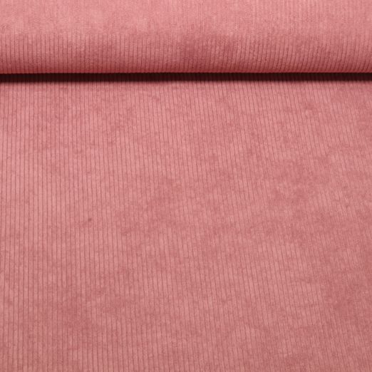 Babycord Mike - Stretch Uni 3mm Altrosa