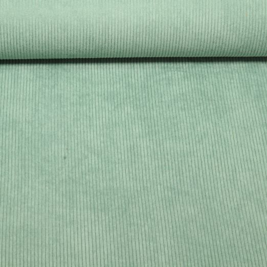 Babycord Mike - Stretch Uni 3mm Altgrün