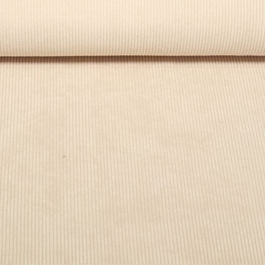 Babycord Mike - Stretch Uni 3mm Helles Sand