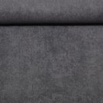 Babycord Mike - Stretch Uni 3mm Dunkelgrau