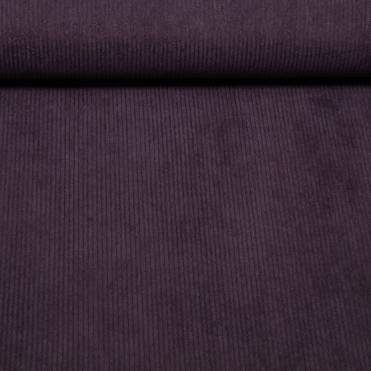 Babycord Mike - Stretch Uni 3mm Violett