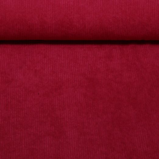 Babycord Mike - Stretch Uni 3mm Rot