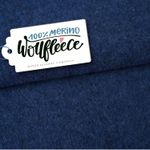 Merino Bio Wollfleece - Hamburger Liebe Dunkelblau Merino Bio Wollfleece - Hamburger Liebe Dunkelblau