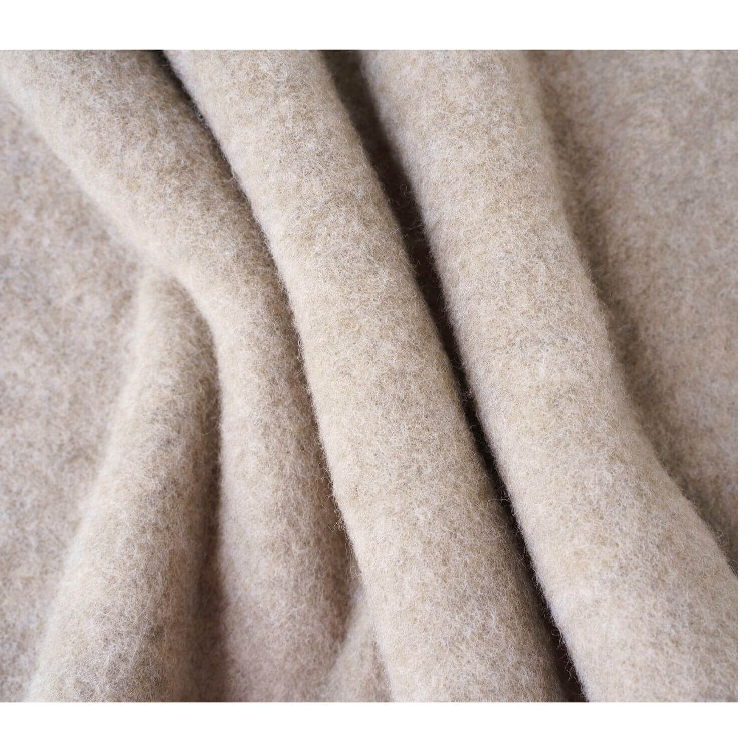 Merino Bio Wollfleece - Hamburger Liebe Dunkles Sand-1 Merino Bio Wollfleece - Hamburger Liebe Dunkles Sand-1