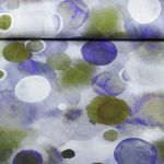 Bambusjersey - Digitaldruck Kreise Lila