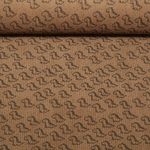 Babycord - Stretch Kleine Dinos Braun