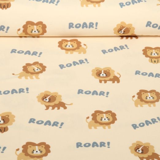 Jersey - Kleine Löwen Beige