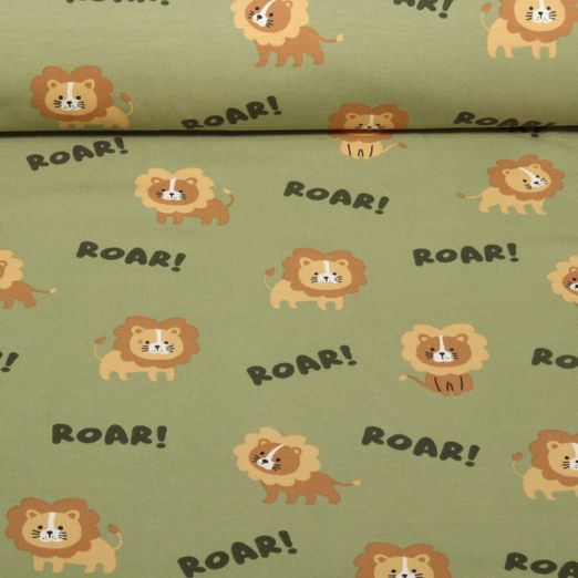 Jersey - Kleine Löwen Olivgrün