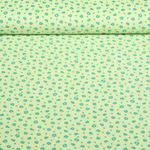 Babycord - Digitaldruck Mille Fleur Hellgrün