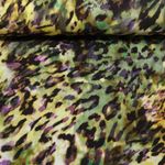 Sweat - French Terry Digitaldruck Leo Abstrakt Grün Angeraut