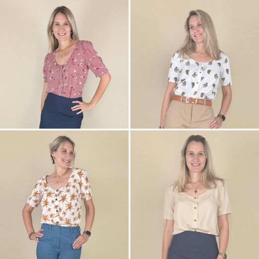 Bluse - JULIA - Schnittmuster eBook