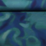 Sommersweat - French Terry Digitaldruck Batik Petrol