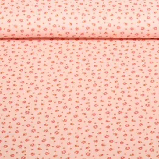 Babycord - Digitaldruck Mille Fleur Rosa