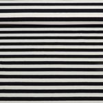 Viskosejersey - Streifen 10 mm Weiß Schwarz