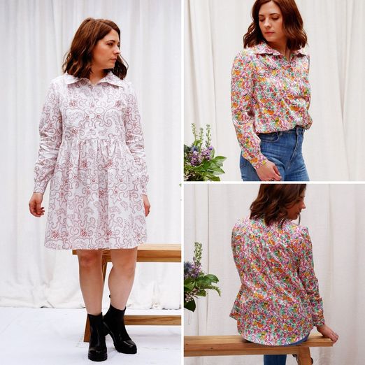 Chemise ou robe - Toscane - Patron numérique